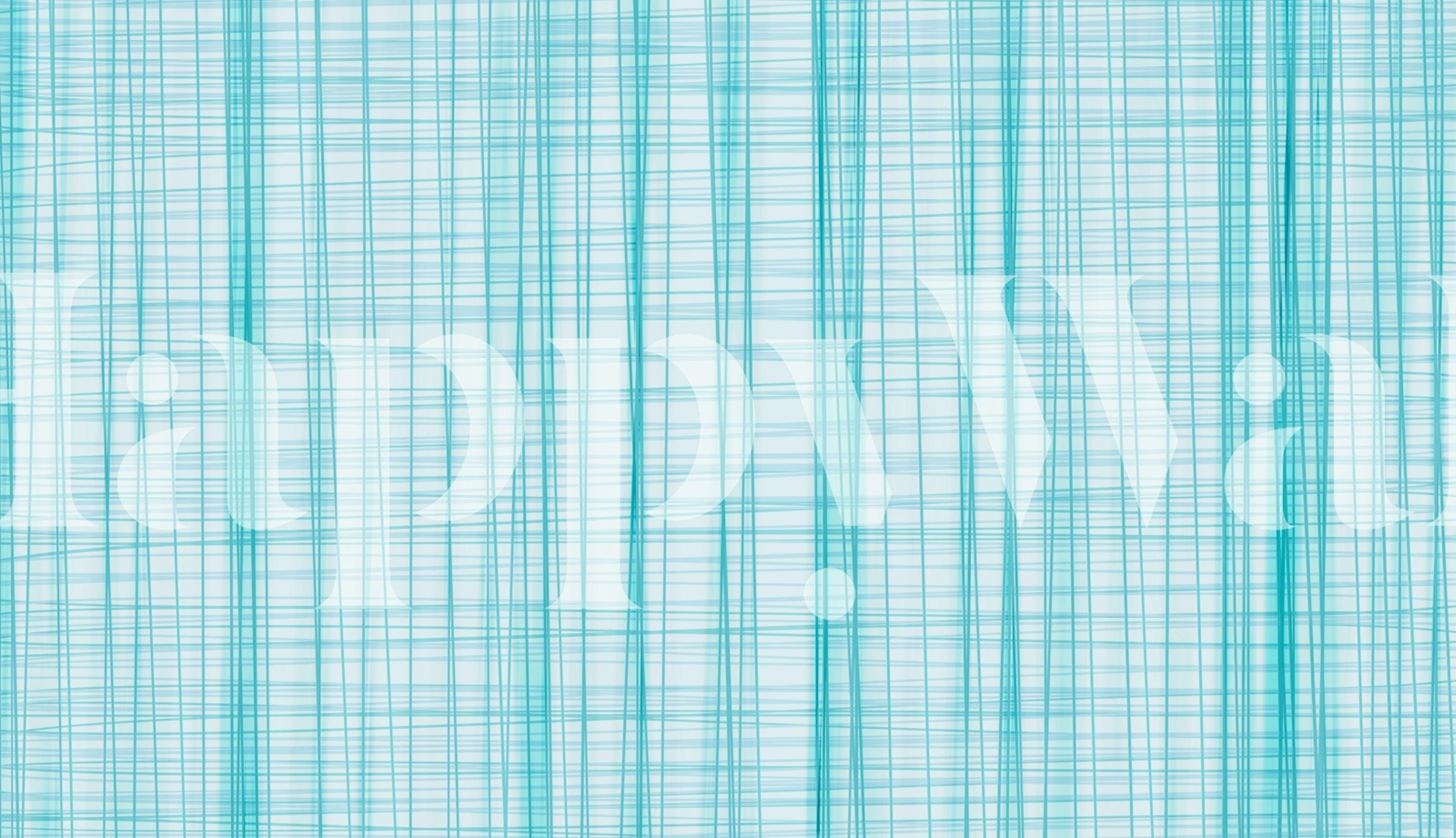 Aqua Grid Essence wallpaper in a room