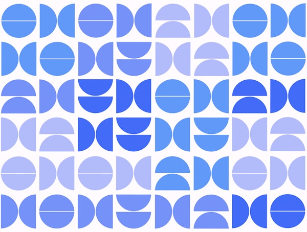 Sapphire Semicircle Decor