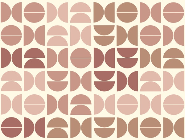Earthy Toned Semi-Circles