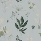 Serene Leaf Garden on Soft Gray