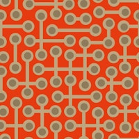 Circuits Retro Mod Abstract Sand Beige Orange tapety