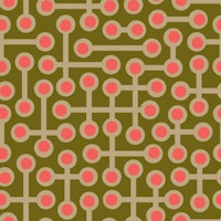 Circuits Retro Mod Abstract Pink Olive Green tapety