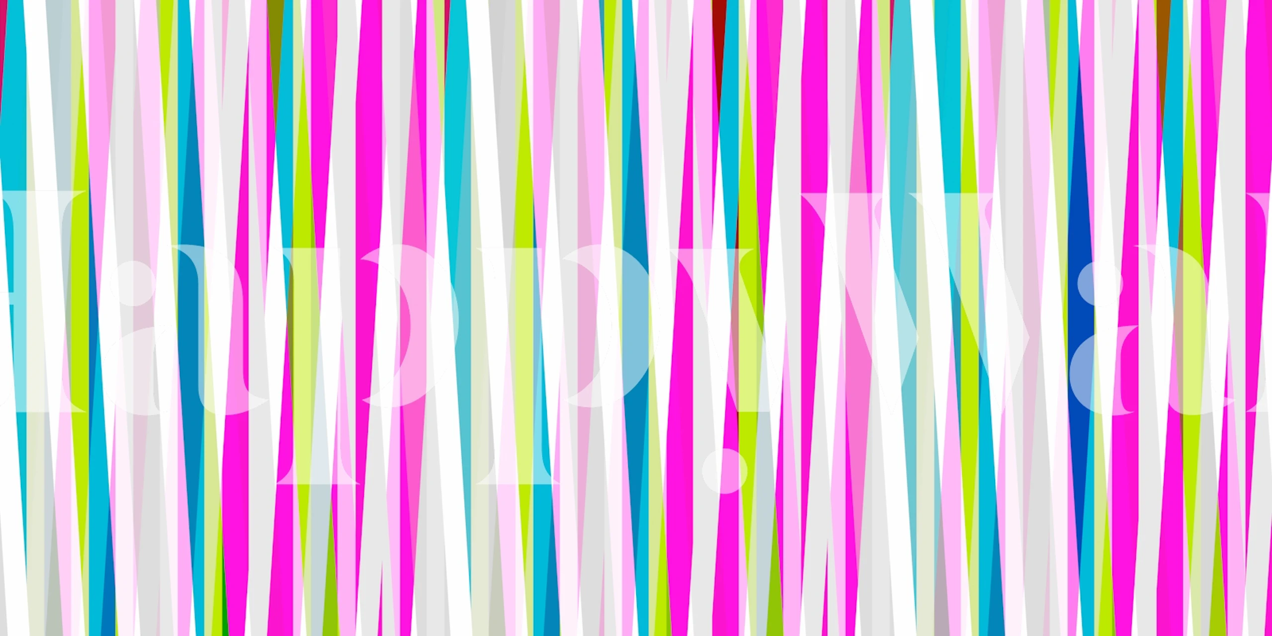 Färgglad randig Colorful Striped Decor i ett rum