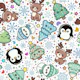 Cute Kawaii Christmas 1 White
