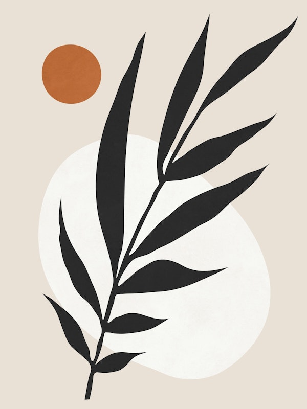 Abstract Botanical Zen