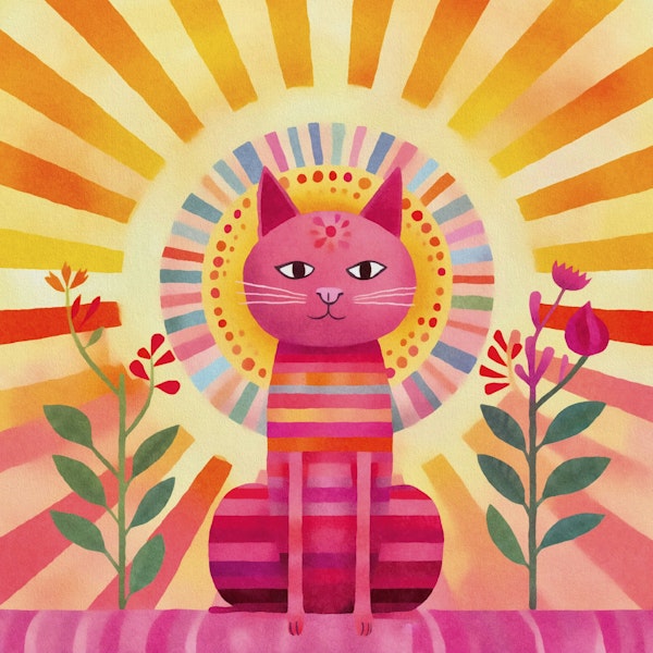 Sunrise Boho Cat