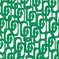 Mid Century Modern Loops Kelly Green wallpaper
