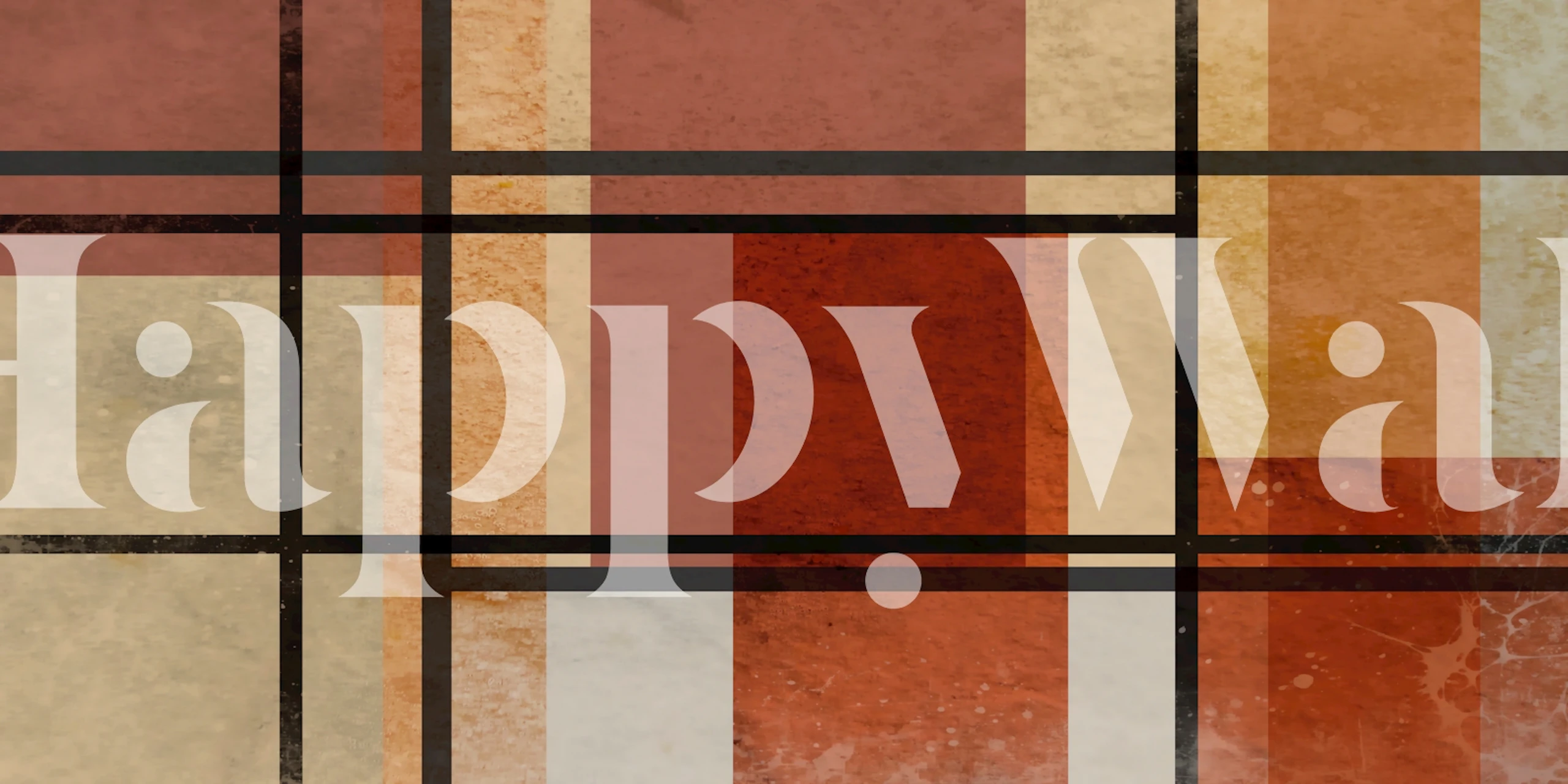 Terra Modernist wallpaper in a room setting