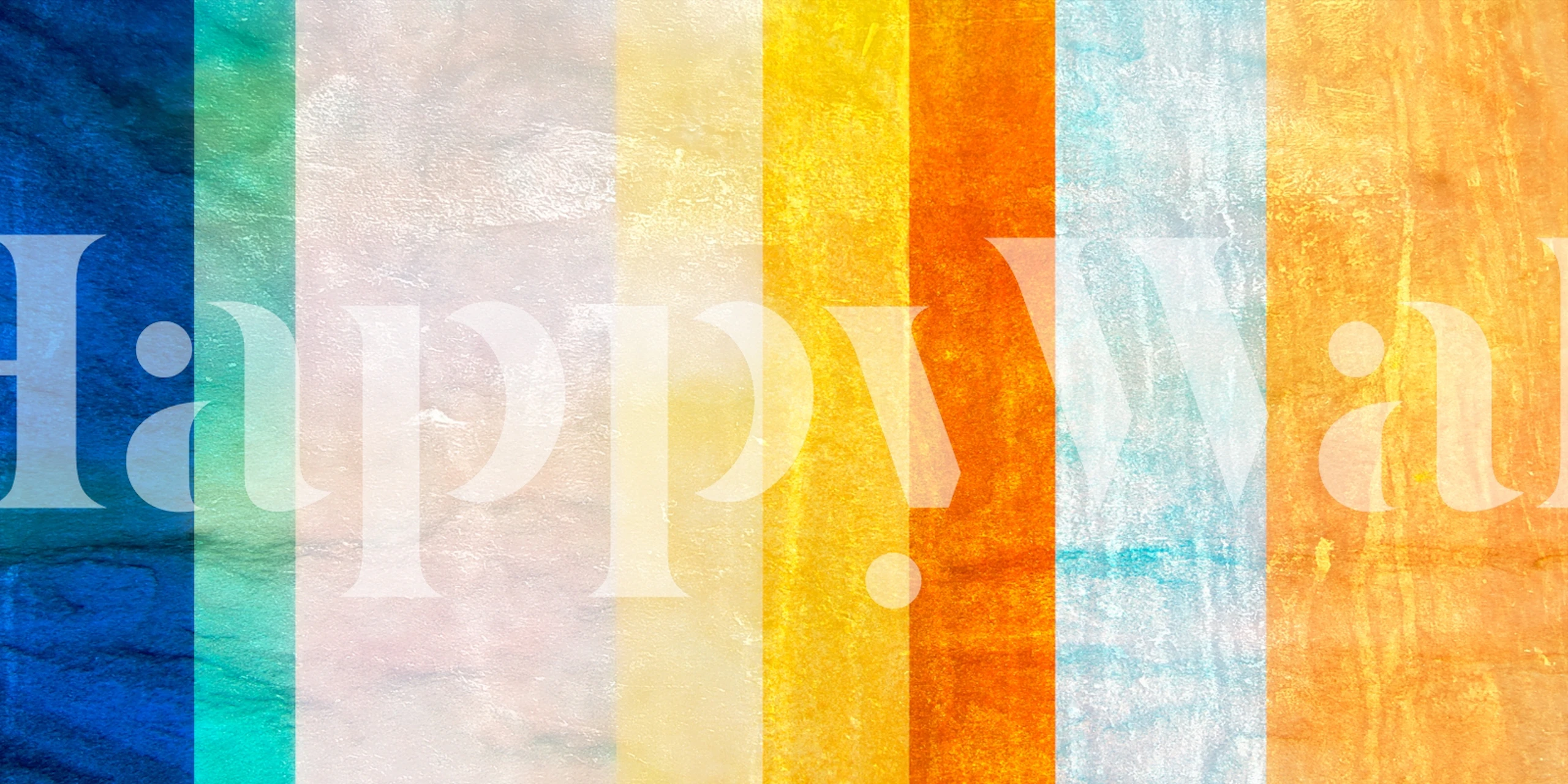 Vibrant Stripes tapet i et rom