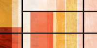 Warm Geometric Modernist papiers peint