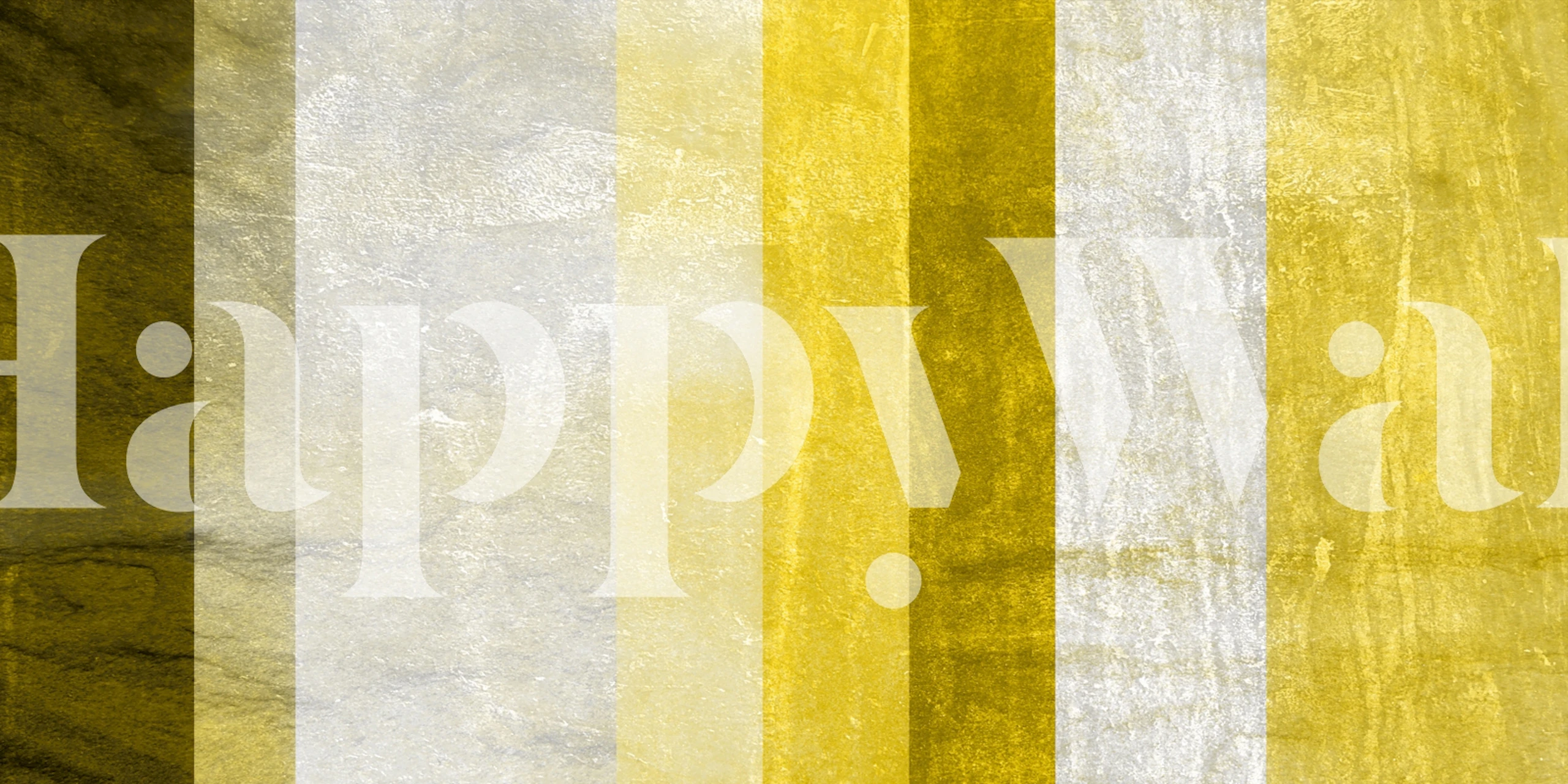 Golden Hues Abstract tapet vist i et rom