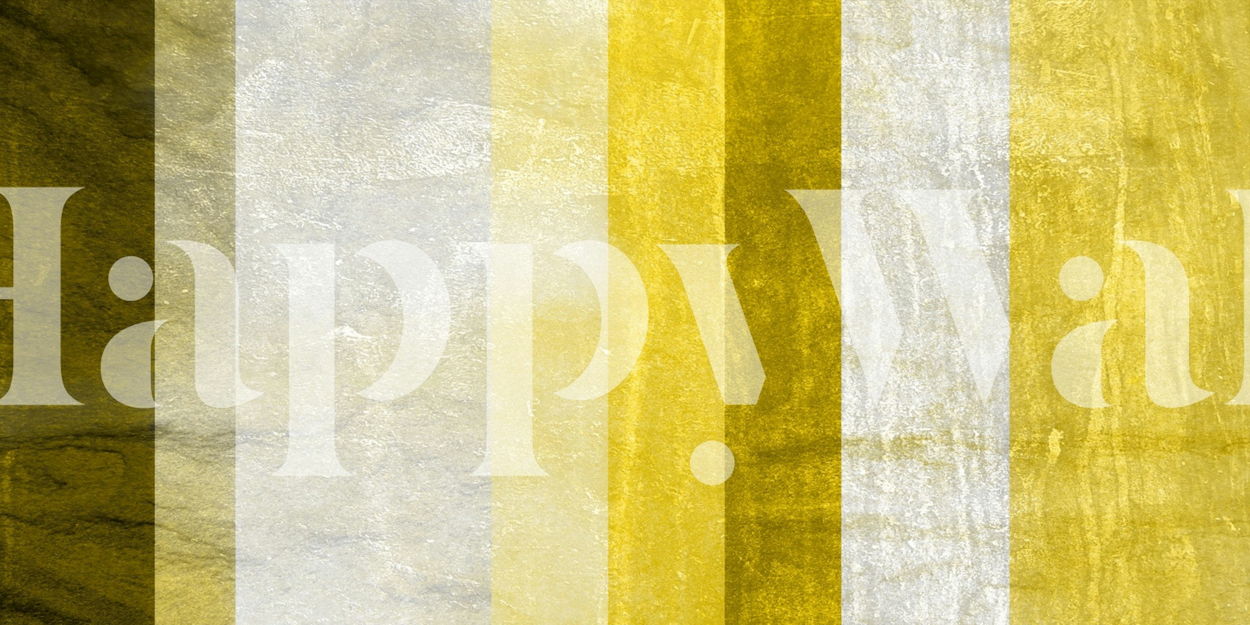 Golden Hues Abstract tapet vist i et rom