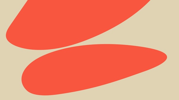 Abstract Vermilion Shapes