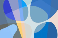 Abstract Blue Hues tapeta