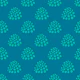 Dotty Retro Dot Abstract Turquoise Royal Blue