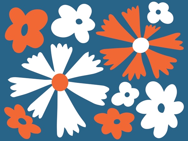 Scandinavian Retro Flowers