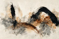 Sundown Brush Stroke tapet