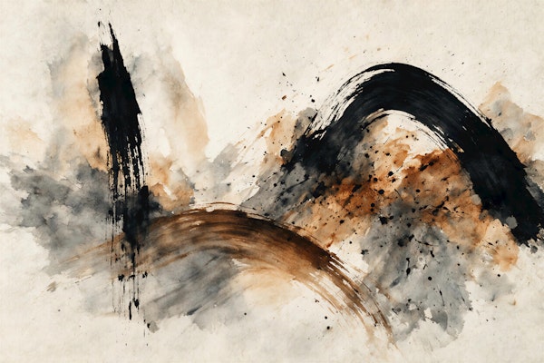 Sundown Brush Stroke