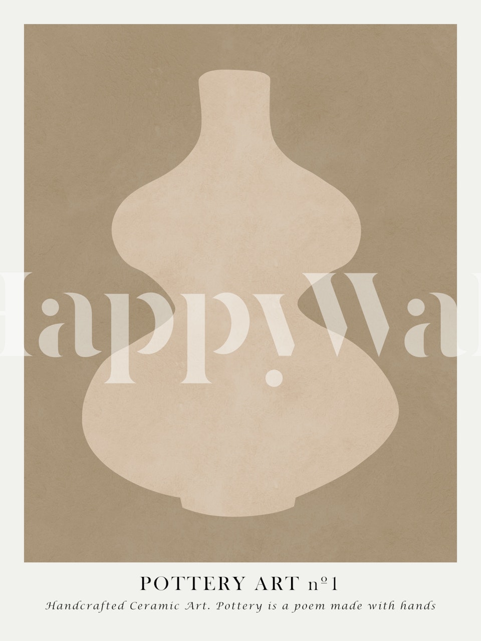 Earthen Vase Elegance tapet i ett rum