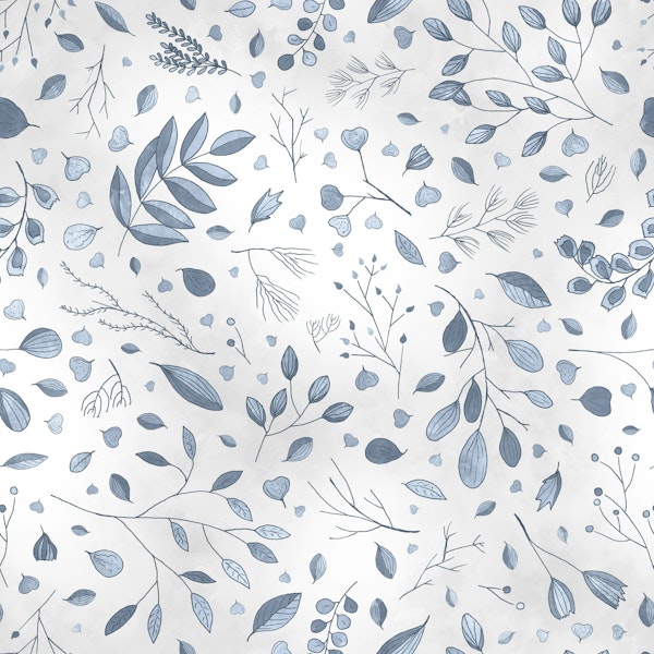 Blue Plants and Branches