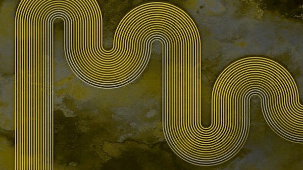 Abstract Golden Swirls