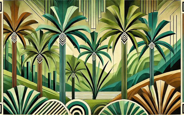 Tropical Art Deco Oasis