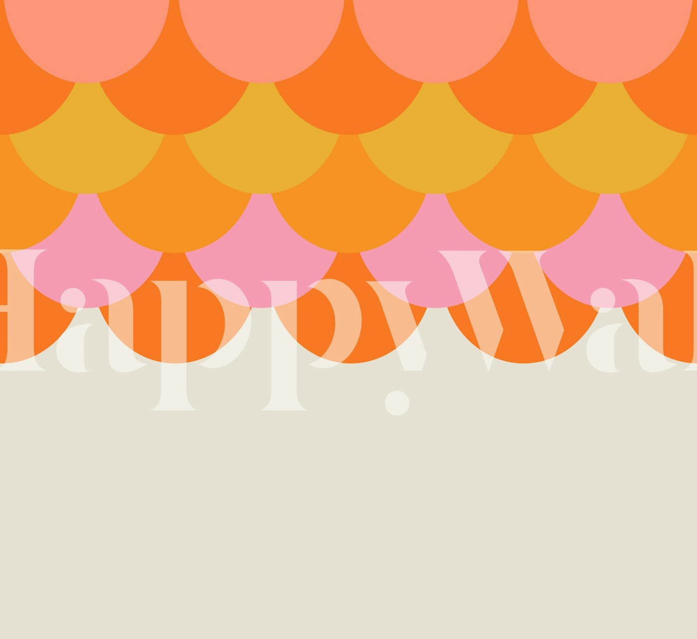 Dizajn tapete Sunrise Arcs Decor u sobi