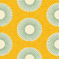 Earth Mod Abstract Sun Yellow Green carta da parati