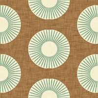 Earth Mod Abstract Sun Brown Green carta da parati