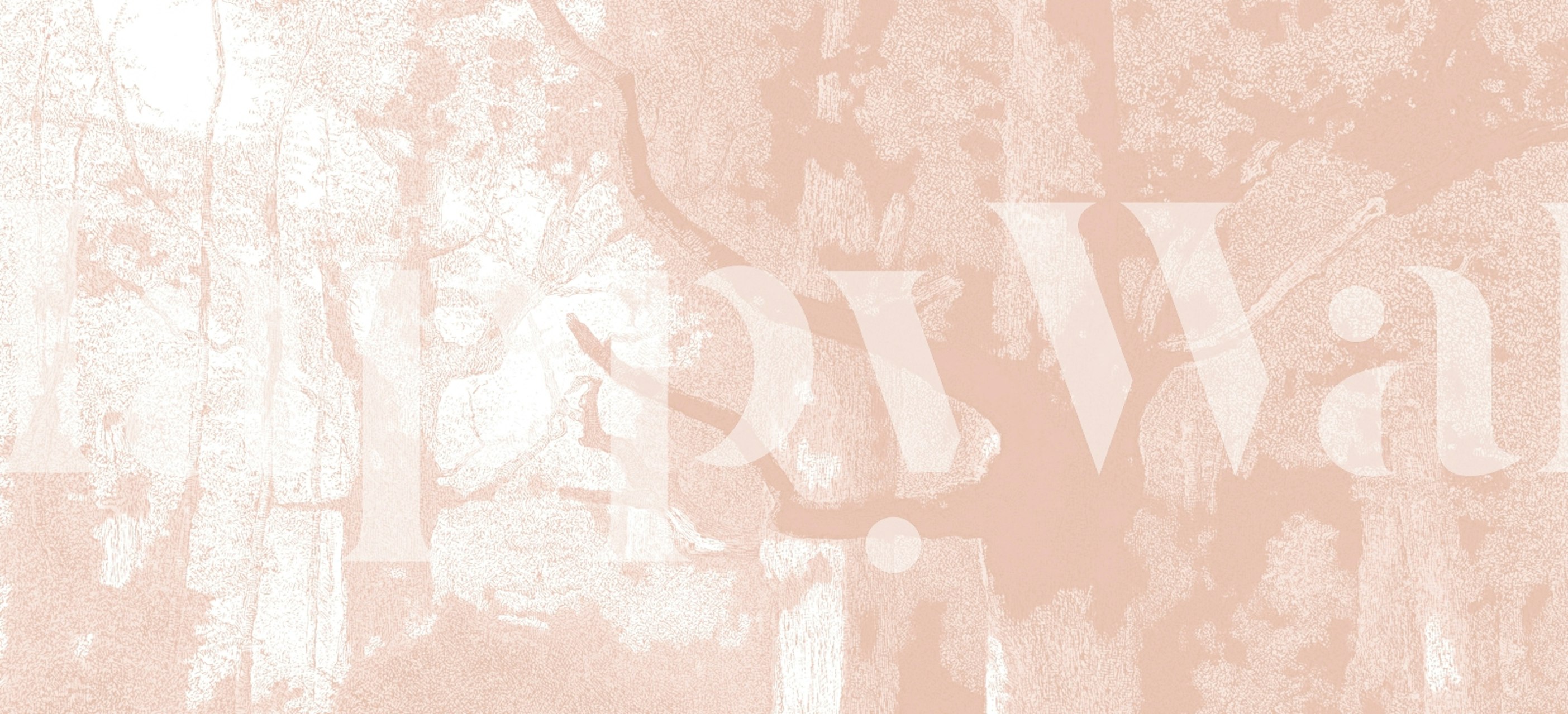 Whispering Woodland wallpaper in a room