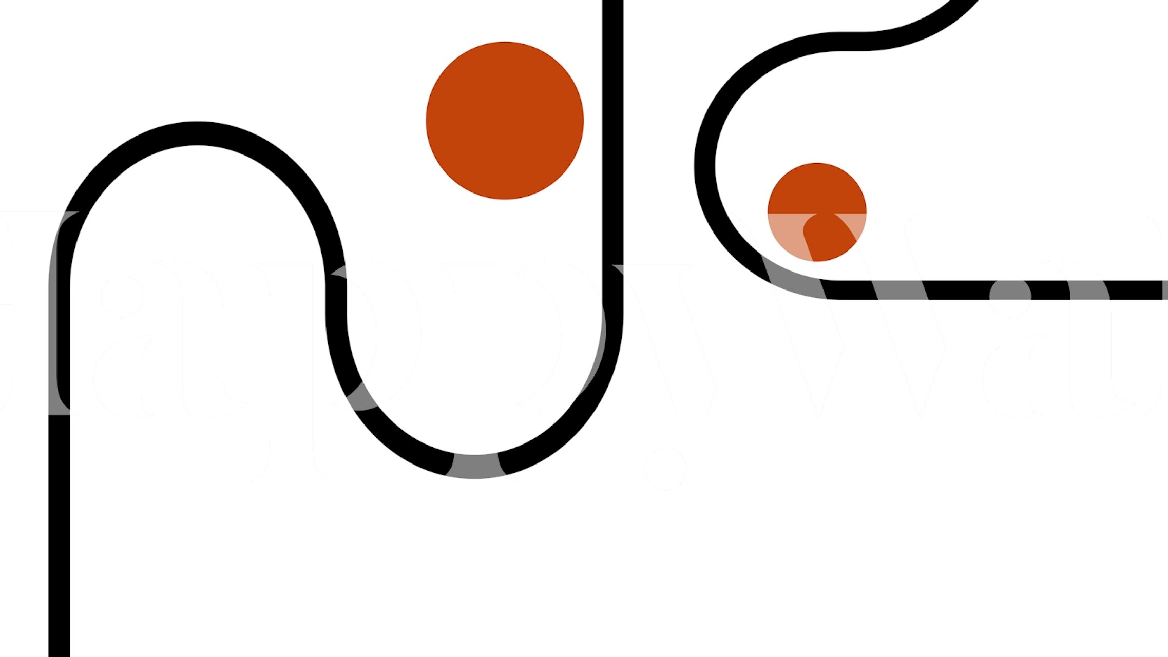 Minimalist Linear Style tapet i ett rum