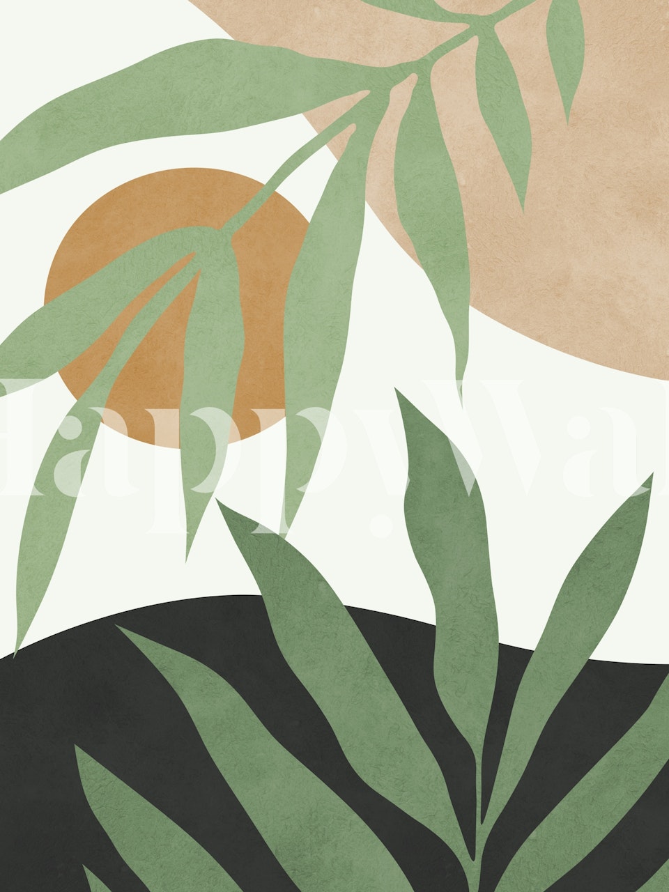 Tropical Sun Retreat wallpaper in a room