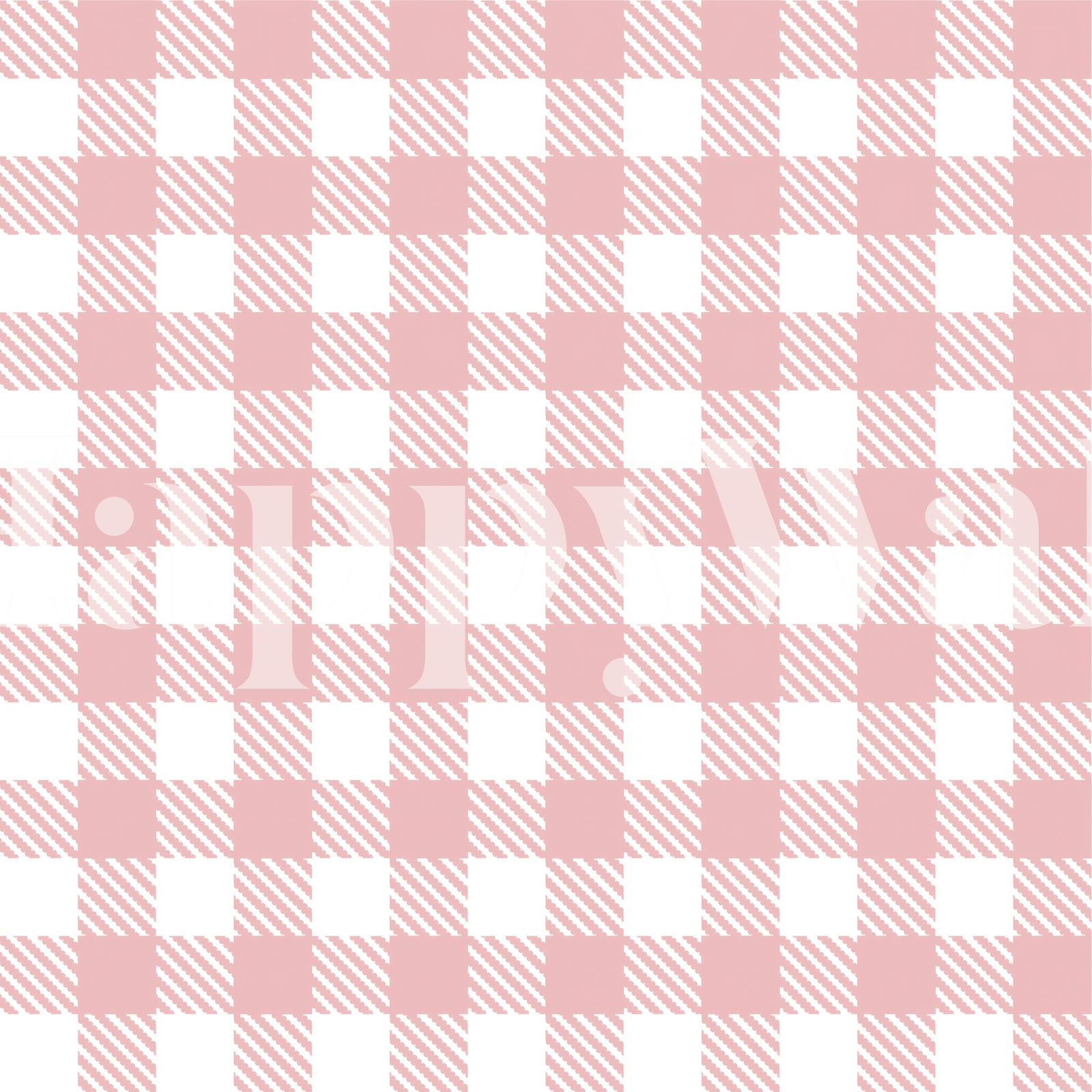 Charming Classic Gingham Pattern Pink White