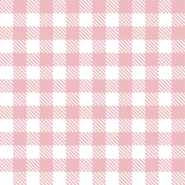 Charming Classic Gingham Pattern Pink White