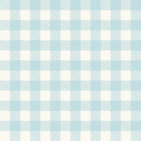 Charming Classic Gingham Pattern Blue tapete
