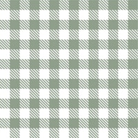 Charming Classic Gingham Pattern Green White papiers peint