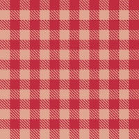 Charming Classic Gingham Pattern Peach Red tapetit