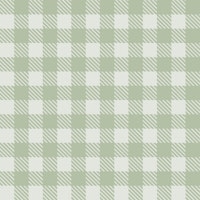 Charming Classic Gingham Pattern Green Sand papiers peint