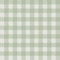 Charming Classic Gingham Pattern Green Sand tapety