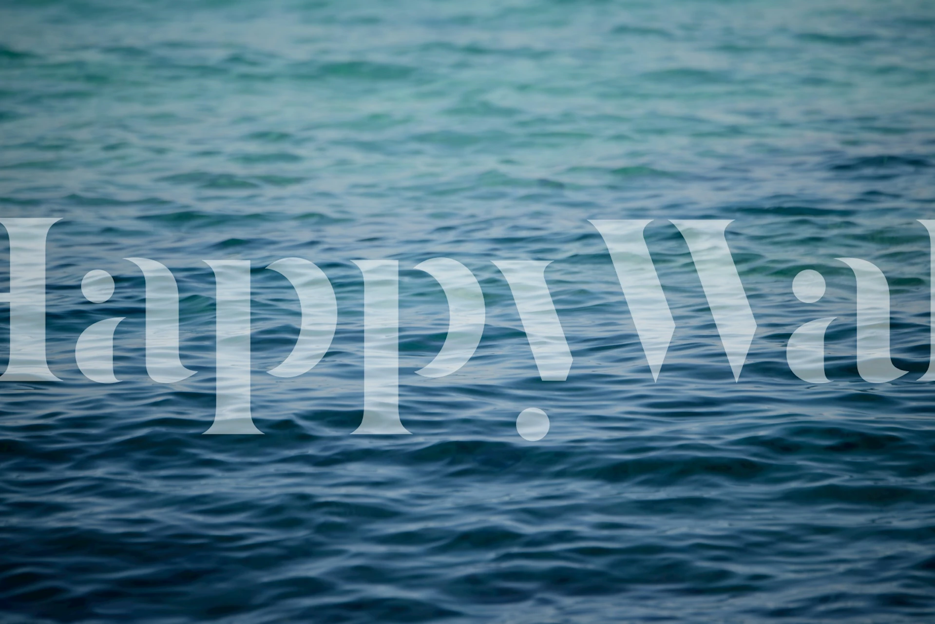 Gentle Caribbean Ocean Ripples tapet i ett rum