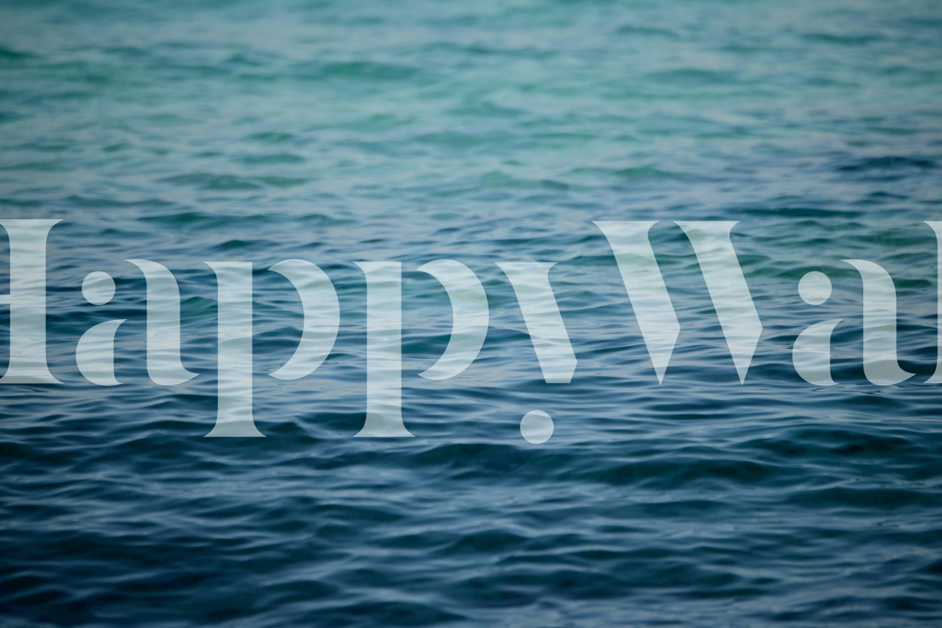 Gentle Caribbean Ocean Ripples tapeta v místnosti