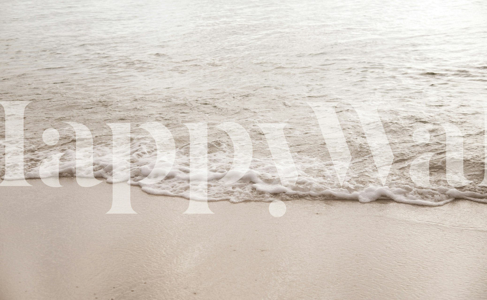 Caribbean Beach Zen Oasis 4 tapet i ett rum