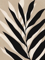 Modern Botanical Contrast ταπετσαρία