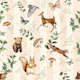 Woodland serries - cute baby sleep