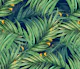 Palm Leaves (blue BG)