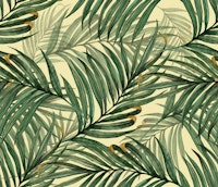 Palm Leaves (creamy) tapet