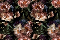 Midnight Floral Bouquet wallpaper