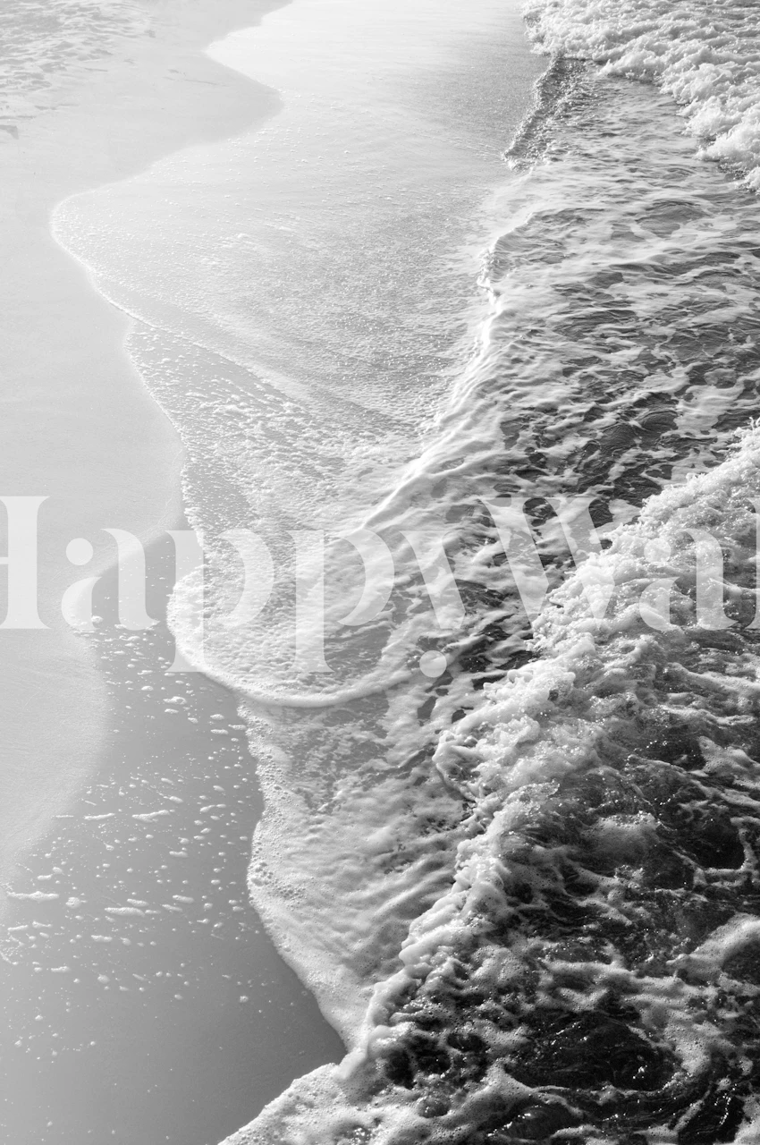 Tapeta Black i White Ocean w pokoju