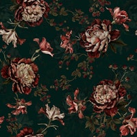 Baroque Rose Night Garden tapeta