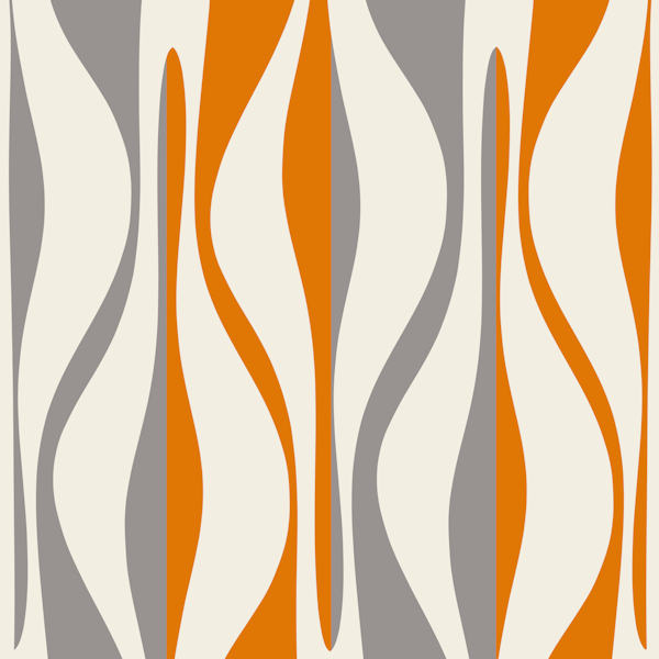 Mid Century Modern Lounge Ochre Gray Ogee